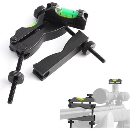 Tactical Heavy Duty Construction Adjustable Riflescope Reticle Leveling Barrel Clamp bubble Level for Hunting Rifle Scope