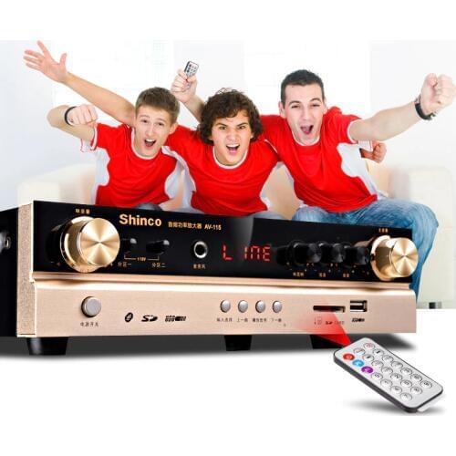 280*180*70MM AV-115 Power Amplifier Home High Power Professional Ceiling Sound Constant Pressure Fixed Resistance Amplifier