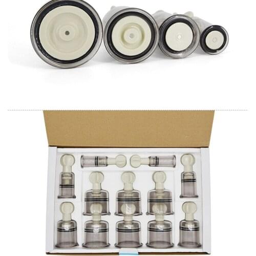 12pcs Vacuum Cupping Set Massage Relaxtaion Magnet Acupuncture Suction Cups Full Body Pain Relieve Muscle Soreness Release