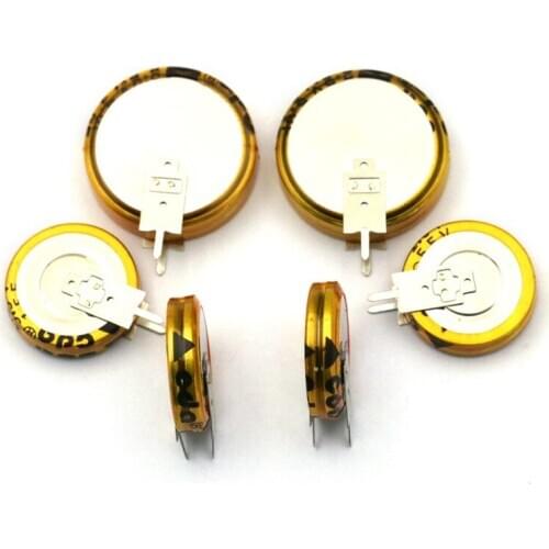 2PCS Farad Capacitor 5.5V 0.1F 0.22F 0.33F 0.47F 1.F 1.5F 4.0F 5.0F Super Capacitor 0.1f-5.0f Double Layer CCapacitor V type