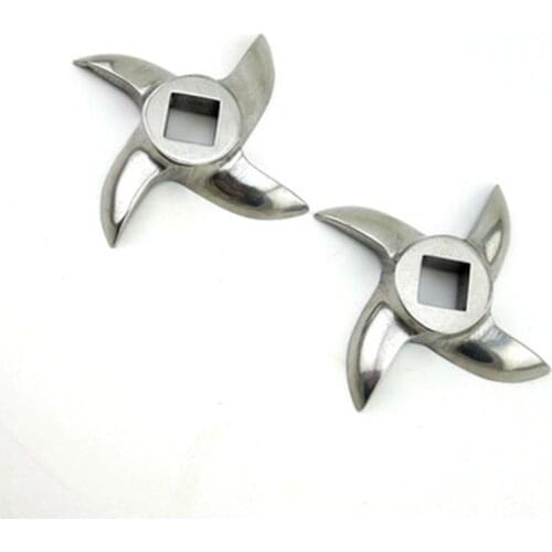 2Pcs Knife For Meat Grinder 12 Type 3Cr13 Stainless Steel Blade Spare Parts For Meat Grinders Knife