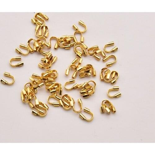 200Pcs/Lot 5mm3mm 18K Brass Gold Plated U Shape Earring Clasp Accessories Bulk Items Wholesale Lots Makingfor Diy Earring JA0318