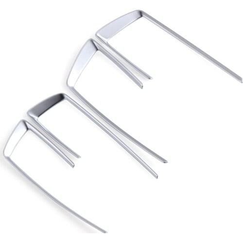 4PCS For BMW 3 4 Series F30 F31 F32 F34 F36 316 318 320 420 Car Pearl Chrome control panel Decorative COVER trim