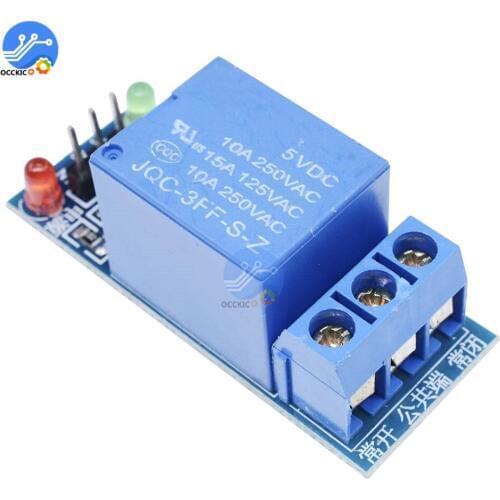 5pcs/lot 5V low level trigger One 1 Channel Relay Module interface Board Shield DC AC 220V For PIC AVR DSP ARM MCU Arduino