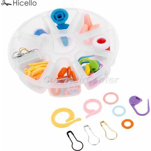 88pcs/set Knitting Tools with box Mixed Stitch markers pins row counter needle point protector stitch ring with case