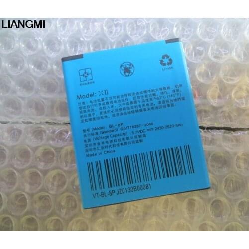BL-8P battery For UMI X2 UMIX2 VOTO X2 V5 DNS S5002 2520mAh Mobile Phone Rechargeable Accumulator with phone stander