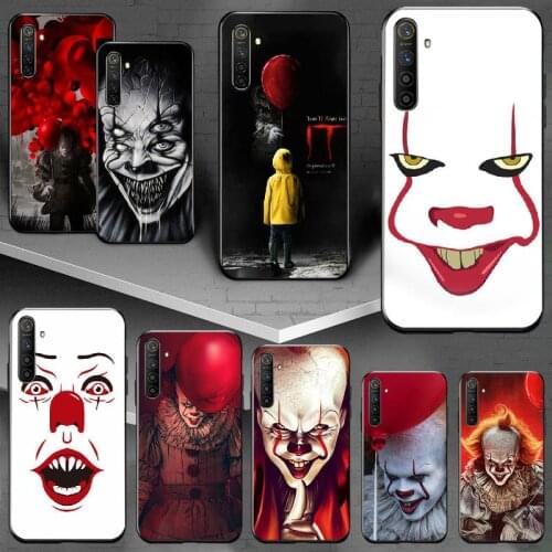 PENGHUWAN Clown Horror Newly Arrived Black Cell Phone Case For OPPO Realme 5 3 2 Pro F7 F9 F11 F3 RENO Cover