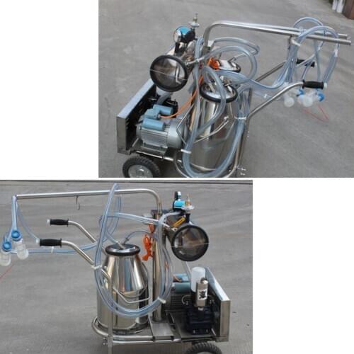 Goat Milking Cluster Group of Milking Machine Spare Parts for Mobile Trolley / Milking Parlour System