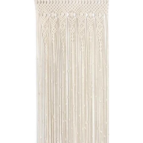 Boho Living Room Window Curtain Cotton Handmade Woven Tapestry Wall Decor Door Divider Drape For Apartment Home 90x180cm