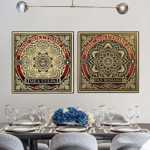 World Famous Oil Painting on Canvas Prints Religious Letter Wall Art Picture Poster for Living Room Home Decoration Cuadros