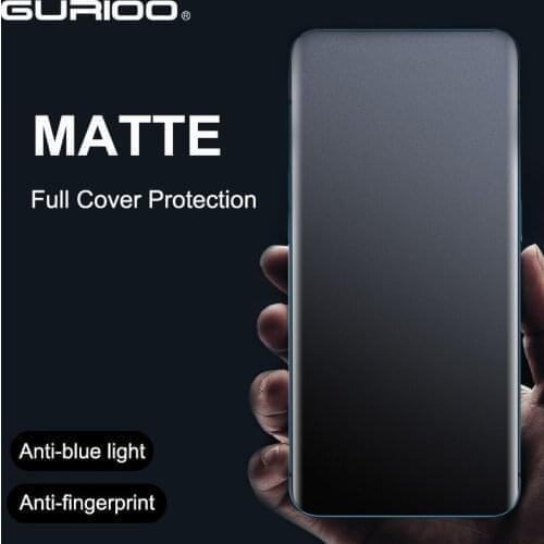 9D Matte Anti-Fingerprint Tempered Glass For Xiaomi Mi Poco M2 M3 C3 X3 Pro NFC F1 F2 F3 Note 10 9 8 7 6 Pro Max 10S 9S 9T Flim