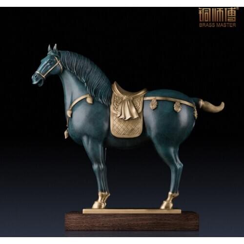 Copper master copper ornaments "Royal" Tang Ma of copper crafts Home Furnishing jewelry gift ornaments