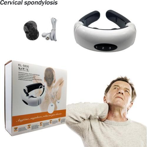 Multifunction Neck Physiotherapy Massager Cervical Massager Electromagnetic Shock Pulse Cervical Physical Therapy Instrument