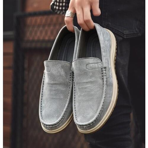 Men Casual Shoes Fashion Men Shoes Genuine Leather Men Loafers Moccasins Slip On Mens Flats Male Driving Shoes