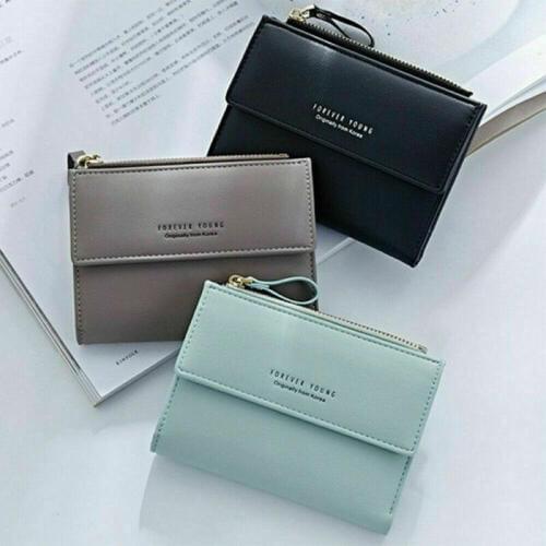 New Short Women Wallet Purse Card and Cash Holder Organizer Small Zipper Wallet