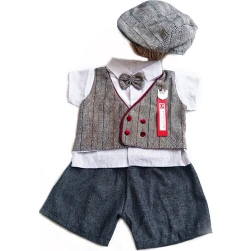 Infant Baby Girls Boys Photography Prop Clothes Toddler Birthday Photo Shooting Costume with Hat Outfits Baby foto
