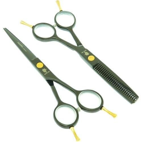 SMITH CHU 5.5 inch Japan 440 Barber Hair Cutting Thinning Scissors Set Hair Salon Shears 440C Hairdressing Styling Tools A0004C