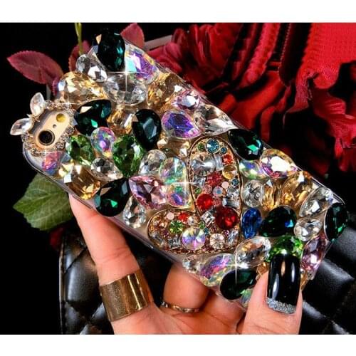 Sunjolly Diamond Phone Case for Huawei Honor 20i 20 Lite 10i 10 9 Lite 8 7i 7 5 9X Pro Rhinestone Bling Case Cover coque capa