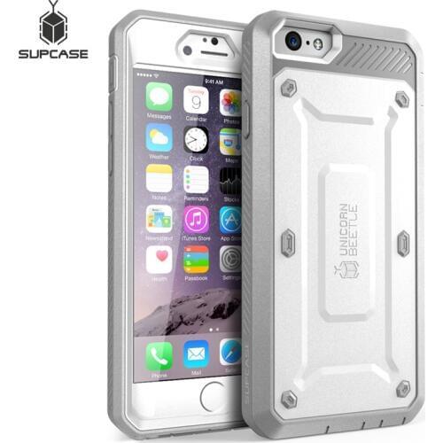 SUPCASE For iphone 6 6s Case UB Pro Full-Body Rugged Holster Clip Shockproof TPU + PC Cover with Built-in Screen Protector Case