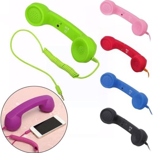 Universal Headphone Headset, Mobile Phone External Microphone Device, Supplied with 3.5mm a Retro Plug B5S5