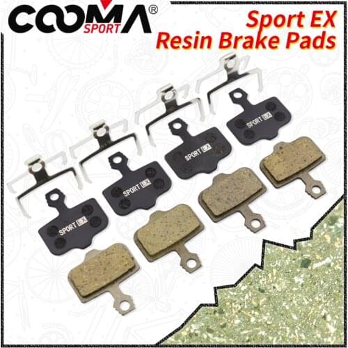 Bicycle Disc brake pads for Avid Elixir AVID Elixir E1/3/5/7/ER/CR sram xo xx Brake, 4 Pairs/ORD, Black RESIN