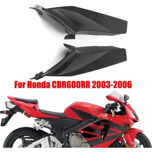 Motorcycle Fairing Upper Air Intake Tube Ram Cover ABS Carbon Fiber Color For HONDA F5 CBR600RR CBR 600RR 2003 2004 2005 2006