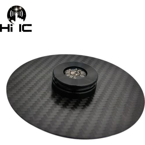 Carbon Fiber Record Weight Clamp Disc Stabilizer CDM2 CDM4 Turntable LP Vinyl Turntables CD Player Disc Stabilizer With Magnetic