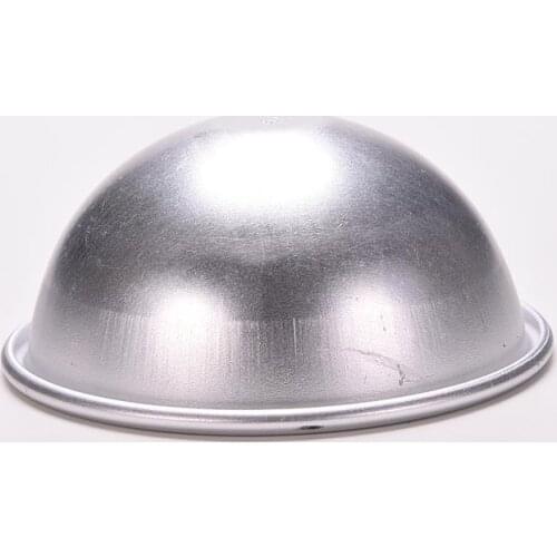 1Pc Fashion 3D Ball Aluminum Alloy Sphere Bath Bomb Cake Pan Baking Mold Pastry Mould DIY Chocolate Moulds 6.5cm Dia