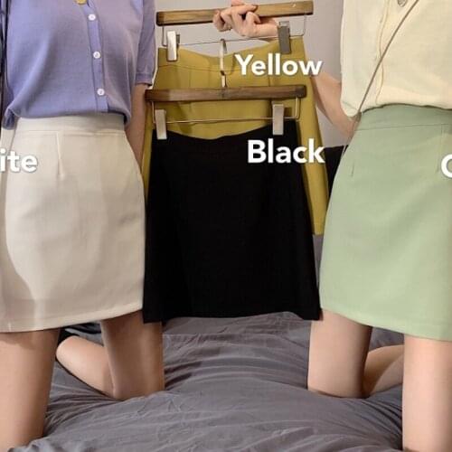 2021 Fashion Women Dress Skirt Summer Bodycon Party Casaul Streetwear Female Skirts Korean Style Women Clothing Balck WPY3288