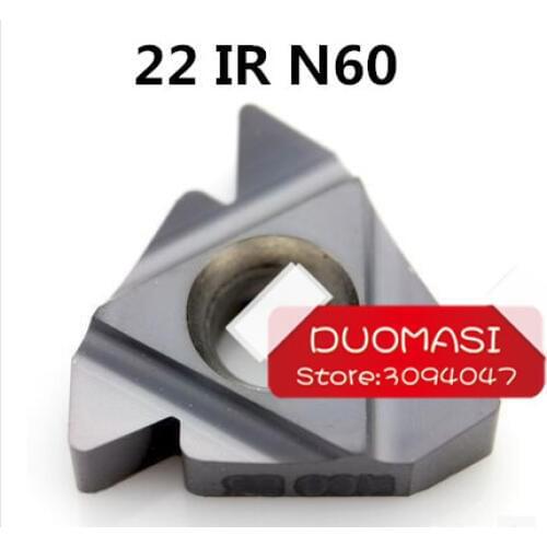 22 IR N 60 ,Indexable Tungsten Carbide Threading Lathe Inserts for Threaded Lathe Holder,thread turning tool holders