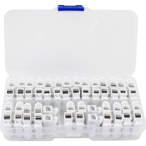 26pcs 2 Pins CH2 Electrical Cable Connectors CH2 Quick Splice Lock Wire Terminals for LED Strip 20x17.5x13.5mm