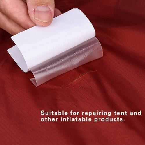 3PCS TPU Waterproof Transparent Self Adhesive Nylon Sticker Cloth Patches Outdoor Tent Jacket Repair Tape Patch Accessories