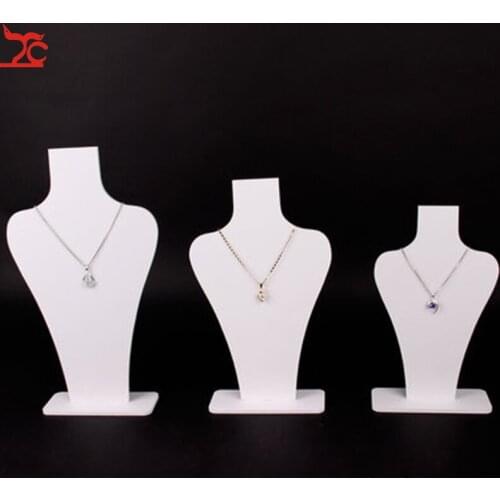 Acrylic Rack Jewelry Display Stand Necklace Holder Jewelry Pendant Chain Display Necklace Organizer