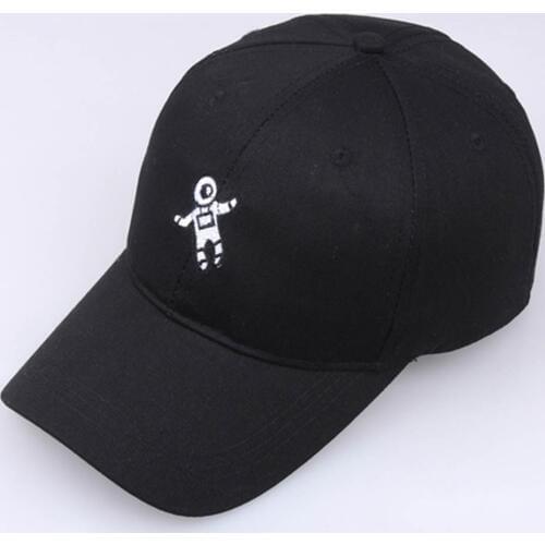 Unisex fashion embroidered astronaut dad hat cotton men baseball cap hip hop summer women snapback hat bone new 4color