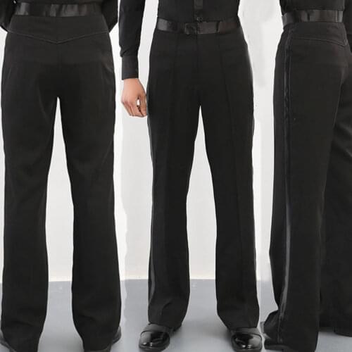 Tango pants men dancewear boys shirts mens trousers ballroom mens latin dance pants ballroom dance pants for men costumes