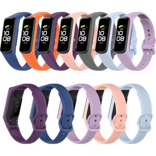 For Samsung Galaxy Fit 2 SM-R220 Watch Silicone Sport Band Strap Bracelet Replacement Watchband Correa For Samsung Galaxy Fit2