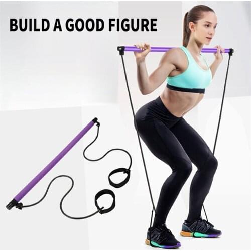 Women Yoga Resistance Bands Portable Fitness Equipments Bodybuilding Detachable Rubber Weight Workout Elastic Pull Expander Rope