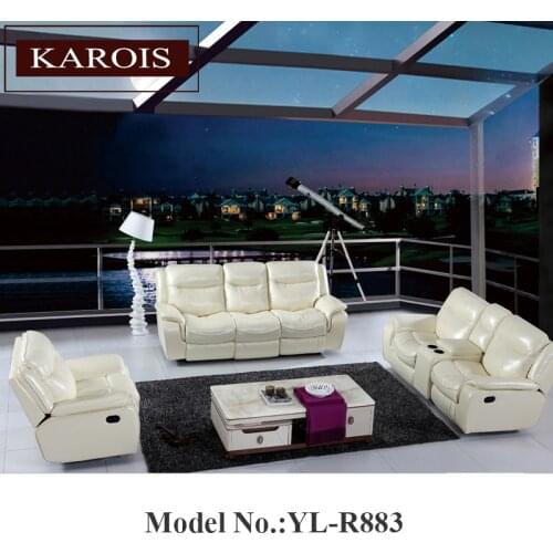 Karois R883 Manual Recliner Chairs Luxury VIP Cinema Seat Leather Home Theater Seating For Cinema