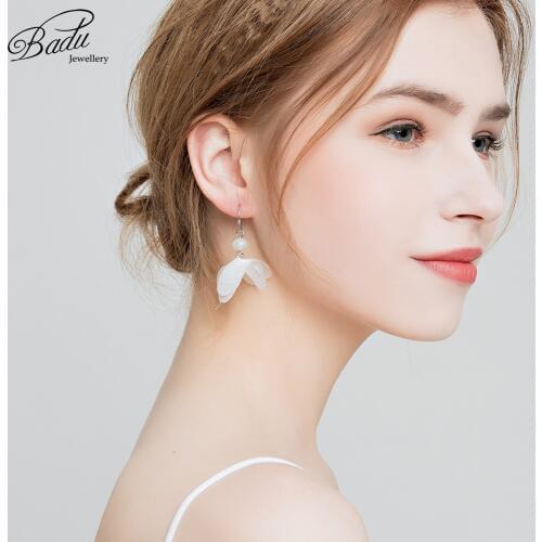 [Clearance] Small Yarn Flower Earrings Cute Lovely Jewelry Lost Money Price Clearance