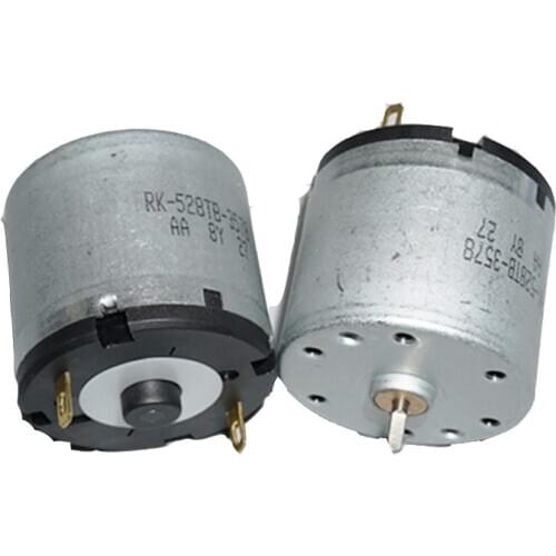 DC 3V 3.7V 6V Micro Mini RK-528 Motor High Speed Motor Copper Carbon Brush DIY Air Pump Deceleration Motor Toy Car Boat Model