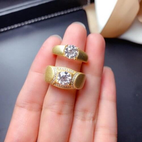 Mosanstone lovers ring 925 sterling silver inlay antique craft wedding anniversary gift