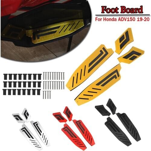 Motorcycle CNC Footrests Footpegs Foot Board Rests Pegs Rear Pedals Footboard For Honda X ADV 150 ADV150 XADV150 2019 2020