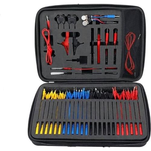 Multi Function Auto Diagnostic Tools Automotive Circuit Test Leads Kit with Black Carrying Case Electrical Tester Wire Connector