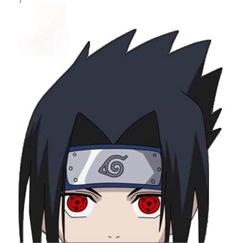 Peeker Sasuke Ninja Car Stickers and Decals Anime Motorcycle Car Bumper Window Sticker Waterproof Decoration Apply To Car Window