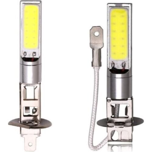 New H1/H3 LED Fog Lights Headlight White 6000K COB LED Headlight Hi/Lo Beam Bulbs Driving Lamps Universal high quality