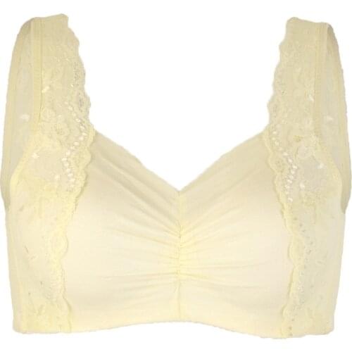 New Lace Pocket Bra Lace Silicone Fake Breast Bra Mastectomy Bra Sexy For Crossdresser Mastectomy Drag Queen Ajusen