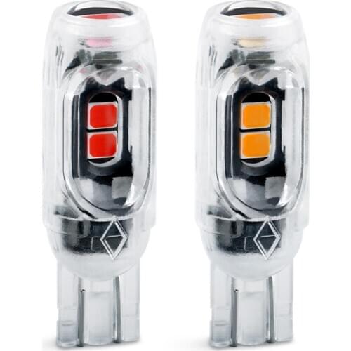 New T10 W5W WY5W 168 501 3030 Chips LED Bulbs SMD 5 Car Interior Light Instrument Plate Lamp Turn Side Bulbs Reading Light 12V