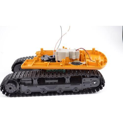 Robot Tank excavator Chassis cralwer digger rugged strong left and right turning DIY SN1000