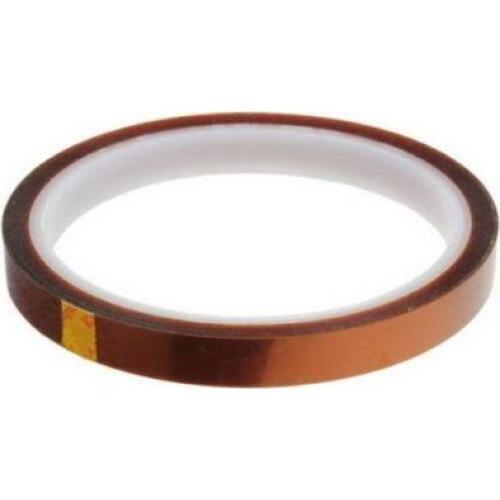 High Temperature Resistant Tape Roll Gold 10mm Width 100ft Heat Resistant Adhesive Polyimide Insulation Thermal Tape For BGA