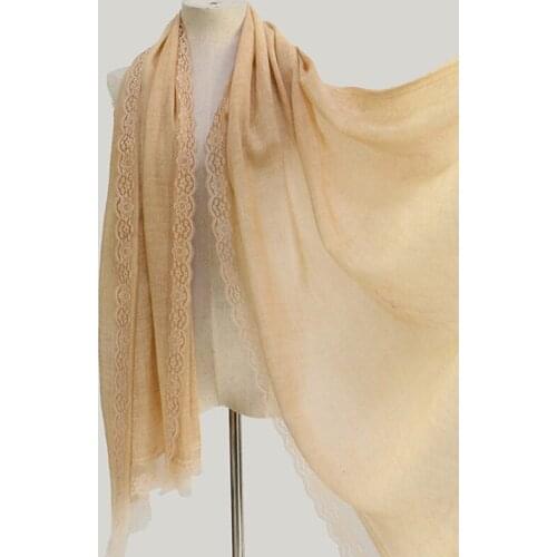 100% Wool Shawl Luxury 80S Hollow Lace Scarf Fashion Thin And Soft Cashmere scarves women Winter Keep Warm shawls